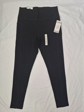Beverly Hills Polo Club Black High-Waist Active Leggings